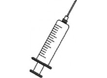 Stickdatei - Spritze